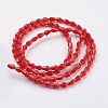 Imitation Jade Glass Beads Strands X-GLAA-A036-A01-2