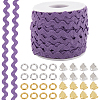 1 Strand Wave Bending Fringe Trim FIND-GF0006-65D-1