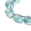 Natural Blue Fluorite Beads Strands G-NH0032-A01-01-6