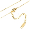 Ion Plating(IP) 304 Stainless Steel Knot Pendant Necklaces for Women NJEW-K276-23G-2