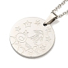 Non-Tarnish Constellation Pendant Necklaces LS-NJEW-S422-04P-10-2