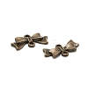 Bowknot Alloy Links connectors LS-EA11930Y-AB-2