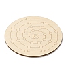Sacred Geometric Wooden Grid DJEW-F028-01F-2