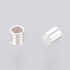 1700pcs 1.5mm Brass Tube Crimp End Beads X-E001-S-2