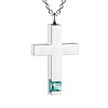 Cross Urn Ashes Pendant Necklace PW-WGBB57D-03-1