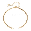 4MM 304 Stainless Steel Rolo Chain Bracelet Making AJEW-JB01464-01-1