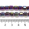 Electroplate Glass Beads Strands EGLA-D030-19E-4