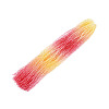 Gradient Color Baking Paint Glass Bead Strands LS-DGLA-A039-T4mm-A02-1