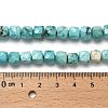 Dyed Natural Howlite Beads Strands G-H078-C28-01-5