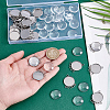30Pcs 304 Stainless Steel Pendant Cabochon Settings STAS-UN0062-85-4