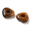 Natural Tiger Eye European Beads G-C252-01E-2