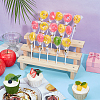 3-Layer Detachable Wood Display Riser Stands for Lollipops Ice Cream ODIS-WH0078-25B-4