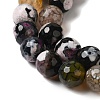 Dyed & Heated Natural Fire Crackle Agate Beads Strands G-P539-C01-05-4