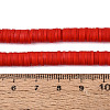 Handmade Polymer Clay Beads Strands CLAY-R089-6mm-038-4