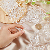 1000Pcs AS Plastic Base Buckle Hair Findings FIND-FH0011-19A-3