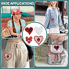 4Pcs 4 Styles Computerized Embroidery Cloth Iron on/Sew on Patches DIY-FG0006-96-6