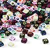 1200Pcs 12 Colors Opaque Acrylic European Beads MACR-TA0001-20-22