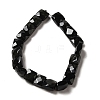 Natural Obsidian Beads Strands G-C109-A02-01-3