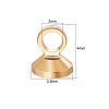 Brass Pendant Bails KK-BC0003-85G-2