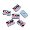 Retro Opaque Resin Cabochons FIND-CJC0004-25E-2