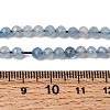 Natural Aquamarine Beads Strands G-F509-10-4mm-5