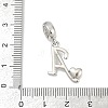 Brass European Dangle Charms LS-KK-Z097-01A-GP-3