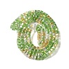 Electroplate Glass Beads Strands EGLA-F121-FR-B06-2