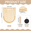 1Pc Arch Wood Crochet Blocking Board for Knitting TOOL-BC0030-43-2