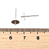 304 Stainless Steel Stud Earring Findings STAS-D370-02P-03-2