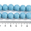 Synthetic Coral Dyed Carved Beads Strands CORA-K009-01-4