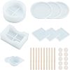 Cup Mat Silicone Molds Sets DIY-FH0002-21-2
