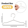 SUPERFINDINGS 50Pcs Mini Iron Clothing Hanger AJEW-FH0004-38A-P-2