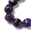 Dyed Natural Agate Beads Strands G-H087-E01-01D-4