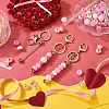 Valentine's Day DIY Beadable Keychain Making Kit DIY-TA0006-66-6