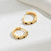 Elegant Brass Hoop Earrings WQ9921-3