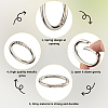 10Pcs Zinc Alloy Spring Gate Rings FIND-SP0004-31P-4