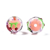 Transparent Acrylic Enamel Beads TACR-G040-01F-1