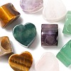 Valentine's Day Theme 10Pcs 5 Style Natural Gemstone European Beads G-LS0001-71-4