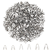 Unicraftale 600Pcs 6 Styles 304 Stainless Steel Folding Crimp Cord Ends STAS-UN0023-27-1