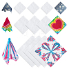 AHADERMAKER 12Pcs 3 Style Cotton Handkerchief DIY-GA0006-35-1