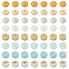 2 Strands 2 Styles Natural Flower Amazonite Beads Strands G-TA0003-07-2