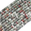 Natural African Bloodstone Beads Strands G-P575-B11-4x2mm-2