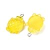 Gradient Color & Luminous Opaque Resin Pendants RESI-S011-01H-4