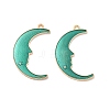 Alloy Enamel Pendants ENAM-E005-01G-04-3