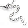 304 Stainless Steel Pendant Necklaces NJEW-N0071-18P-2
