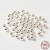 925 Sterling Silver Beads STER-S002-15-3mm-5