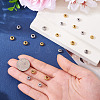 20Pcs 10 Styles 304 Stainless Steel Corrugated Beads STAS-TA0003-14-6