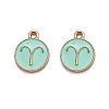 Alloy Enamel Pendants ENAM-S124-01A-15A-1