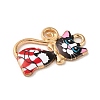 Alloy Enamel Pendants ENAM-T011-139D-2