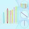 11Pcs Plastic Big Eye Needle for Sewing TOOL-FS0001-06-2